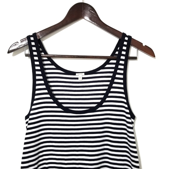 J. Crew Navy & White Stripped Tank - Picture 2 of 4